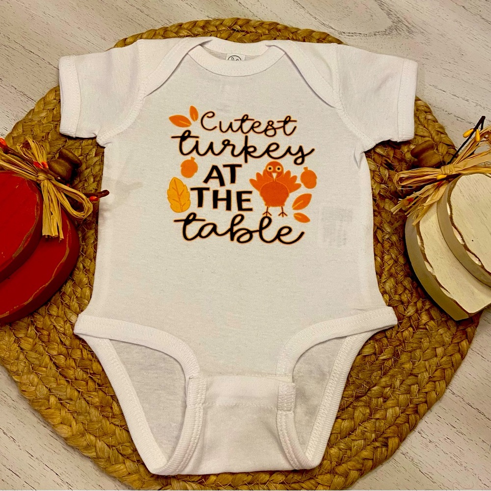Custom Made Turkey onesie